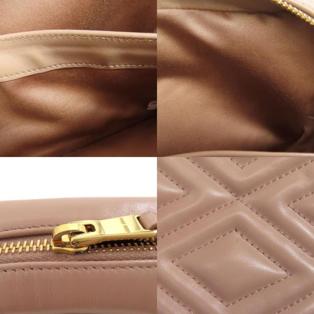 MIU MIU Pink Leather Shoulder Bag - Picture 8 of 11